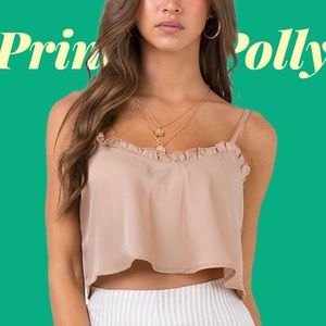 Princess Polly Silk Crop Top